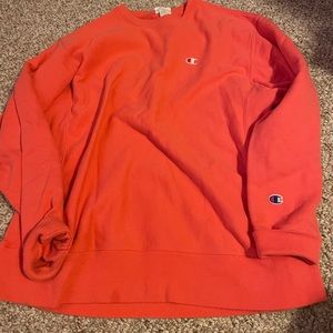Coral champion crew neck